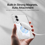 Custodia per telefono trasparente pieghevole magnetica GKK MagSafe, For Galaxy Z Fold8 5G, For Galaxy Z Fold8 Ultra 5G, For Samsung Galaxy Z Fold7 5G