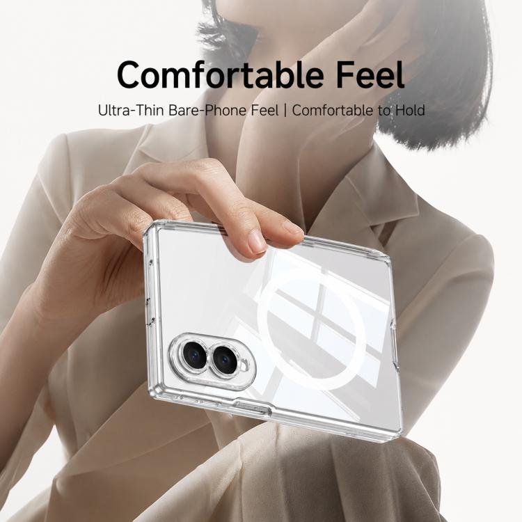 Custodia per telefono trasparente pieghevole magnetica GKK MagSafe, For Galaxy Z Fold8 5G, For Galaxy Z Fold8 Ultra 5G, For Samsung Galaxy Z Fold7 5G