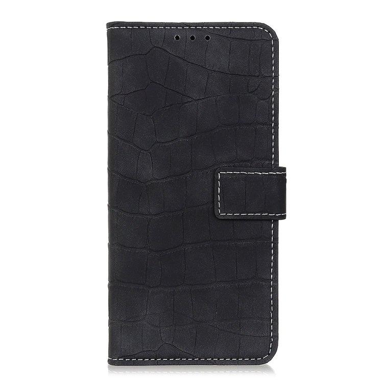 Custodia in pelle a vibrazione orizzontale con struttura in coccodrillo magnetica con supporto, slot per carte e portafoglio, For Alcatel 3X 2020, For OnePlus 8T