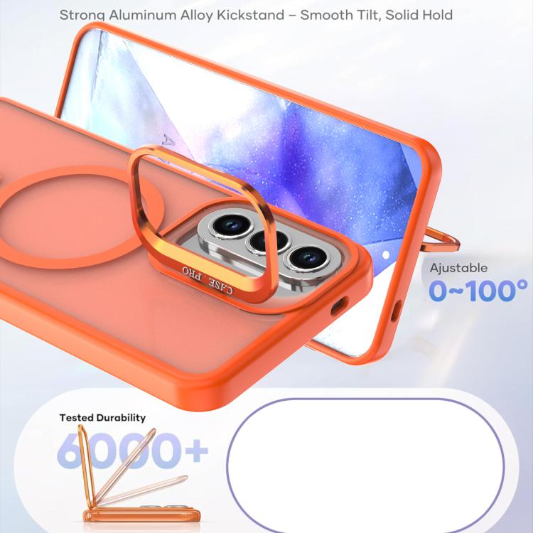 Custodia per telefono MagSafe con supporto per fotocamera, finitura satinata dai colori vivaci e piacevole al tatto, con MagSafe., For Samsung Galaxy A52 5G
