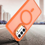 Custodia per telefono MagSafe con supporto per fotocamera, finitura satinata dai colori vivaci e piacevole al tatto, con MagSafe., For Samsung Galaxy A52 5G