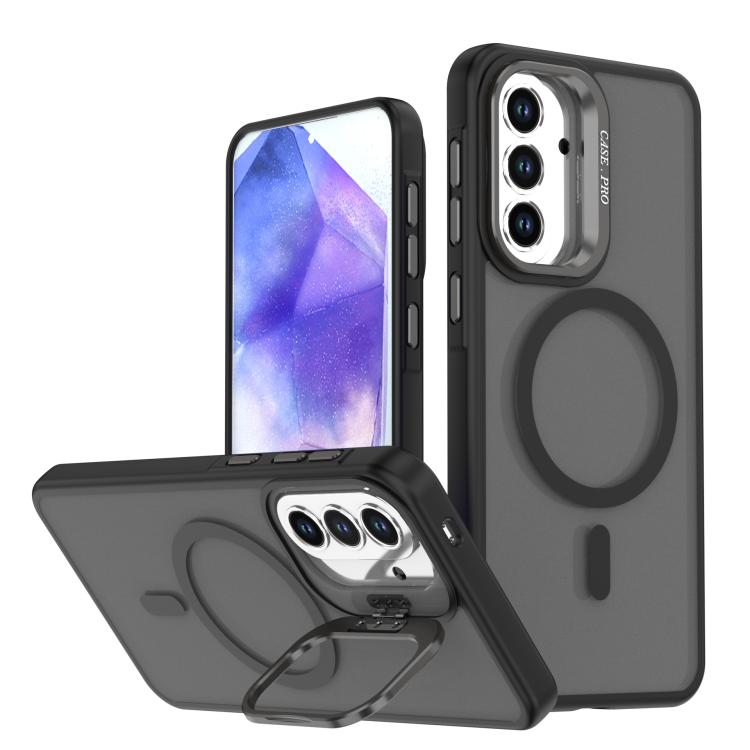Custodia per telefono MagSafe con supporto per fotocamera, finitura satinata dai colori vivaci e piacevole al tatto, con MagSafe., For Samsung Galaxy A52 5G