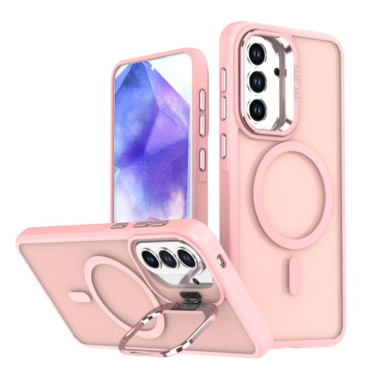 Custodia per telefono MagSafe con supporto per fotocamera, finitura satinata dai colori vivaci e piacevole al tatto, con MagSafe., For Samsung Galaxy A52 5G