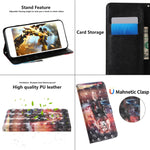 Custodia portafoglio in pelle TPU per Samsung Galaxy S20 FE