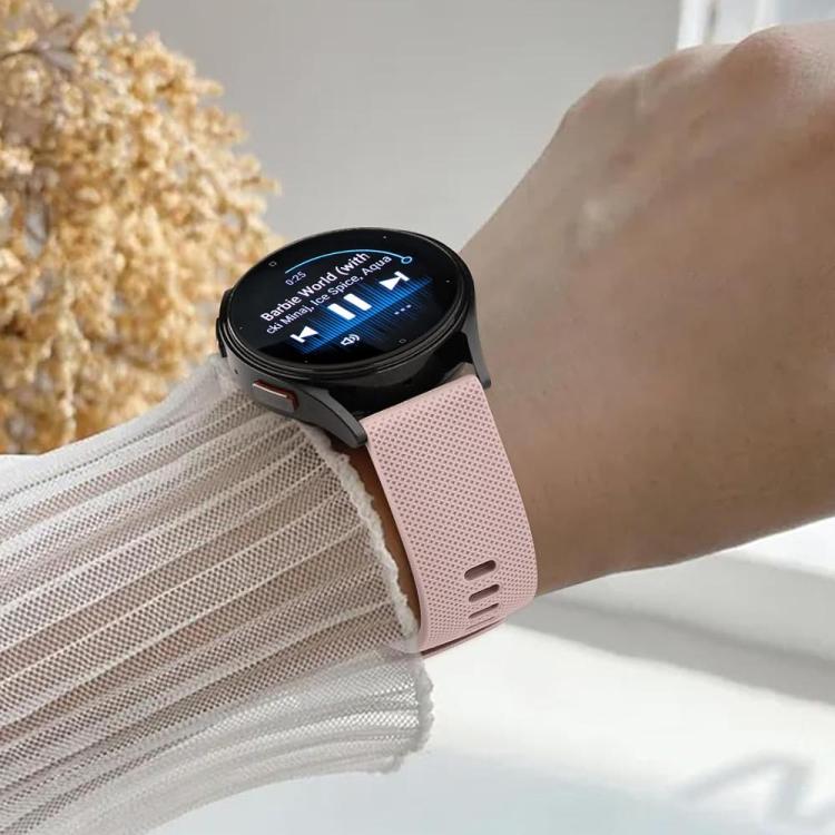 Confezione da 5 cinturini sportivi in silicone con fibbia color oro rosa xDfind per Garmin Vivoactive 5 / Venu / Forerunner 165., 18mm, 20mm, 22mm
