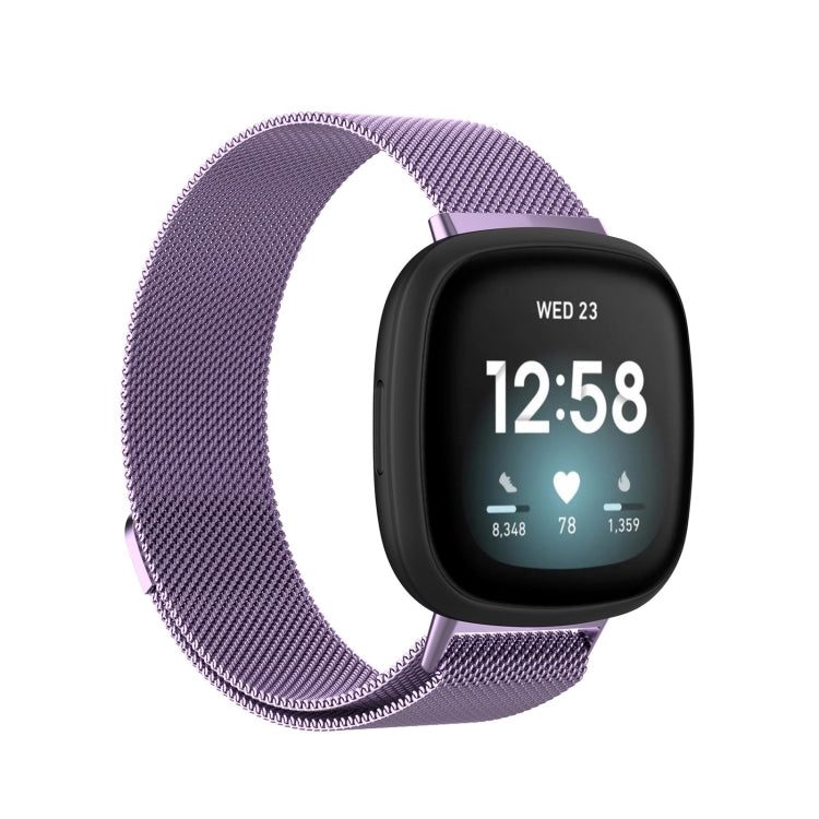 Cinturino milanese in metallo per Fitbit Versa 3