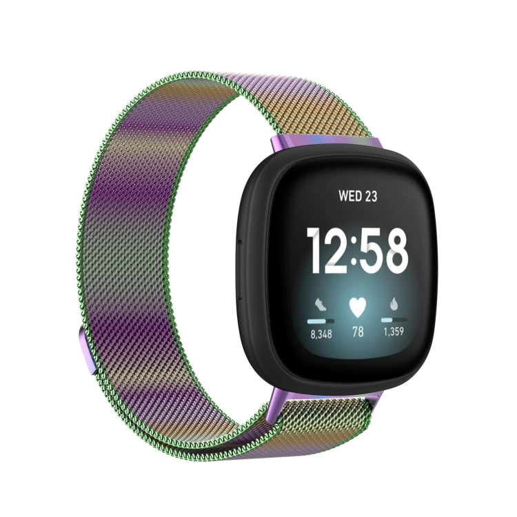 Cinturino milanese in metallo per Fitbit Versa 3