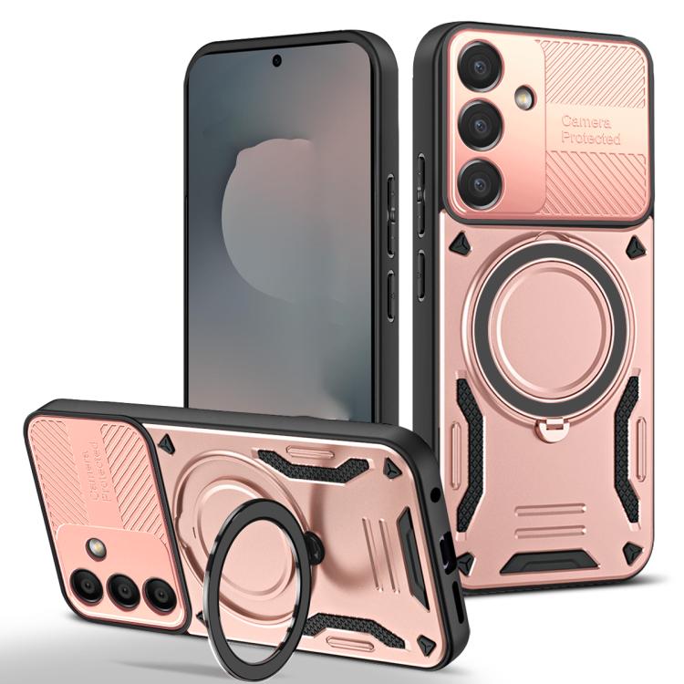 Custodia per telefono MagSafe 2 in 1 in TPU con supporto girevole, For Samsung Galaxy S26 Ultra 5G, For Samsung Galaxy S25 FE 5G, For Samsung Galaxy S24 Ultra 5G, For Samsung Galaxy S23 FE 5G
