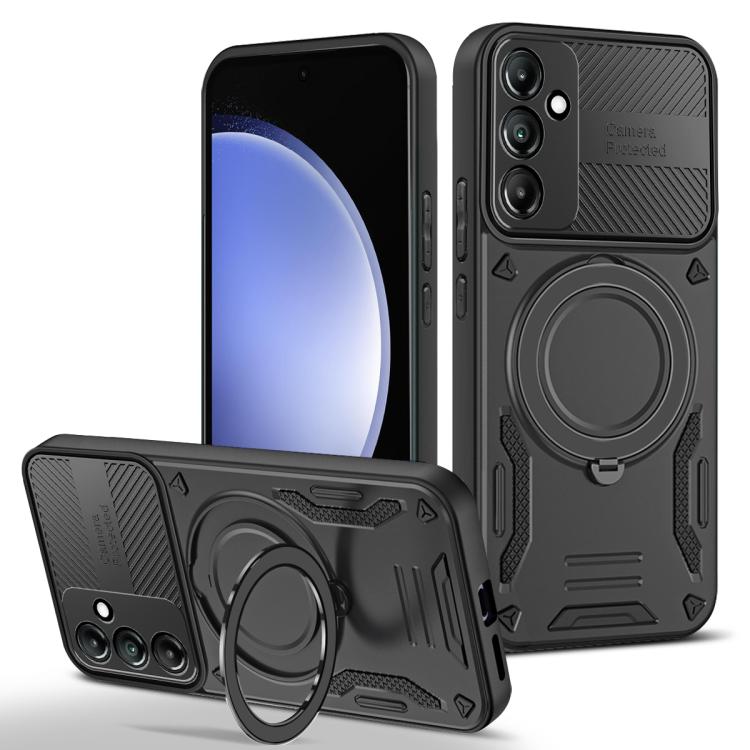 Custodia per telefono MagSafe 2 in 1 in TPU con supporto girevole, For Samsung Galaxy S26 Ultra 5G, For Samsung Galaxy S25 FE 5G, For Samsung Galaxy S24 Ultra 5G, For Samsung Galaxy S23 FE 5G