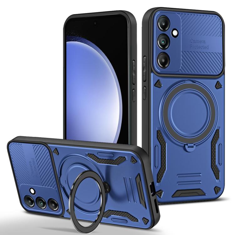 Custodia per telefono MagSafe 2 in 1 in TPU con supporto girevole, For Samsung Galaxy S26 Ultra 5G, For Samsung Galaxy S25 FE 5G, For Samsung Galaxy S24 Ultra 5G, For Samsung Galaxy S23 FE 5G