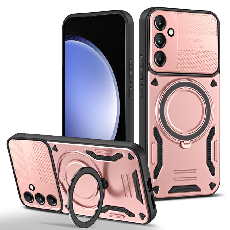 Custodia per telefono MagSafe 2 in 1 in TPU con supporto girevole, For Samsung Galaxy S26 Ultra 5G, For Samsung Galaxy S25 FE 5G, For Samsung Galaxy S24 Ultra 5G, For Samsung Galaxy S23 FE 5G