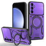Custodia per telefono MagSafe 2 in 1 in TPU con supporto girevole, For Samsung Galaxy S26 Ultra 5G, For Samsung Galaxy S25 FE 5G, For Samsung Galaxy S24 Ultra 5G, For Samsung Galaxy S23 FE 5G