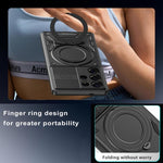 Custodia per telefono MagSafe 2 in 1 in TPU con supporto girevole, For Samsung Galaxy S26 Ultra 5G, For Samsung Galaxy S25 FE 5G, For Samsung Galaxy S24 Ultra 5G, For Samsung Galaxy S23 FE 5G