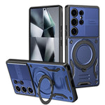 Custodia per telefono MagSafe 2 in 1 in TPU con supporto girevole, For Samsung Galaxy S26 Ultra 5G, For Samsung Galaxy S25 FE 5G, For Samsung Galaxy S24 Ultra 5G, For Samsung Galaxy S23 FE 5G