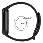 Confezione da 5 cinturini per orologio in silicone tinta unita con fibbia in metallo xDfind, For Xiaomi Smart Band 10 / 9 / 8