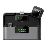 Microfono lavalier wireless Q18 2 in 1, Type-C Plug, 8 Pin Plug