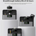 Microfono lavalier wireless Q18 2 in 1, Type-C Plug, 8 Pin Plug