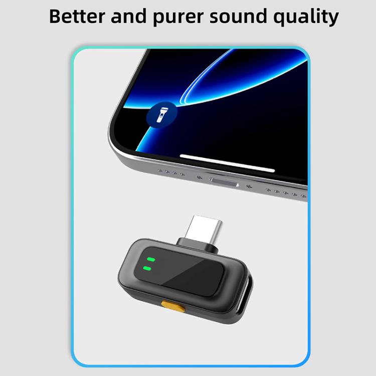 Microfono lavalier wireless Q18 2 in 1, Type-C Plug, 8 Pin Plug
