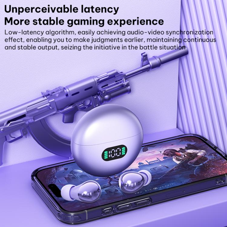 Auricolari wireless TWS Bluetooth 5.4 con riduzione intelligente del rumore Q61