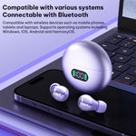 Auricolari wireless TWS Bluetooth 5.4 con riduzione intelligente del rumore Q61
