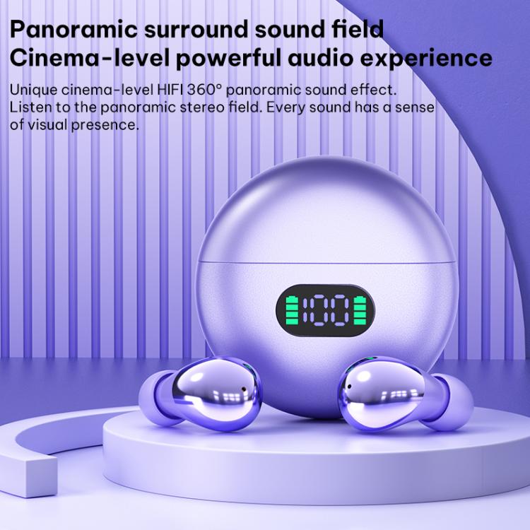 Auricolari wireless TWS Bluetooth 5.4 con riduzione intelligente del rumore Q61