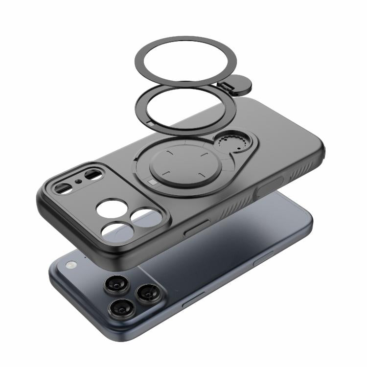 Custodia per telefono Ring Shield MagSafe in TPU con supporto girevole a 360 gradi, For iPhone 18 Pro / 17 Pro, For iPhone 18 Pro Max / 17 Pro Max, For iPhone 17, For iPhone Air
