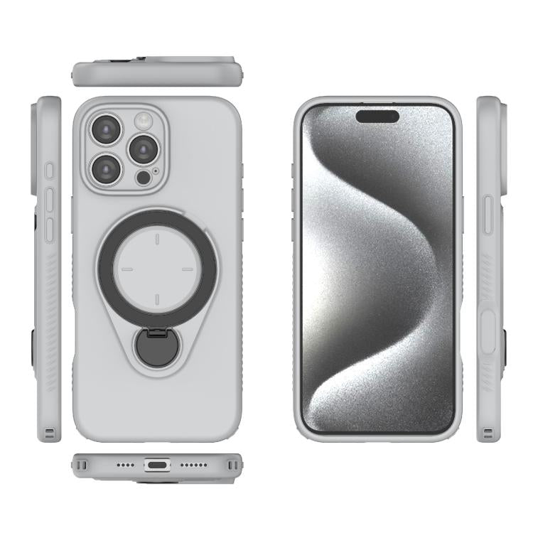 Custodia per telefono Ring Shield MagSafe in TPU con supporto girevole a 360 gradi, For iPhone 16 Pro Max, For iPhone 16 Pro, For iPhone 16 Plus, For iPhone 16