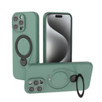 Custodia per telefono Ring Shield MagSafe in TPU con supporto girevole a 360 gradi, For iPhone 16 Pro Max, For iPhone 16 Pro, For iPhone 16 Plus, For iPhone 16