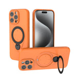 Custodia per telefono Ring Shield MagSafe in TPU con supporto girevole a 360 gradi, For iPhone 16 Pro Max, For iPhone 16 Pro, For iPhone 16 Plus, For iPhone 16