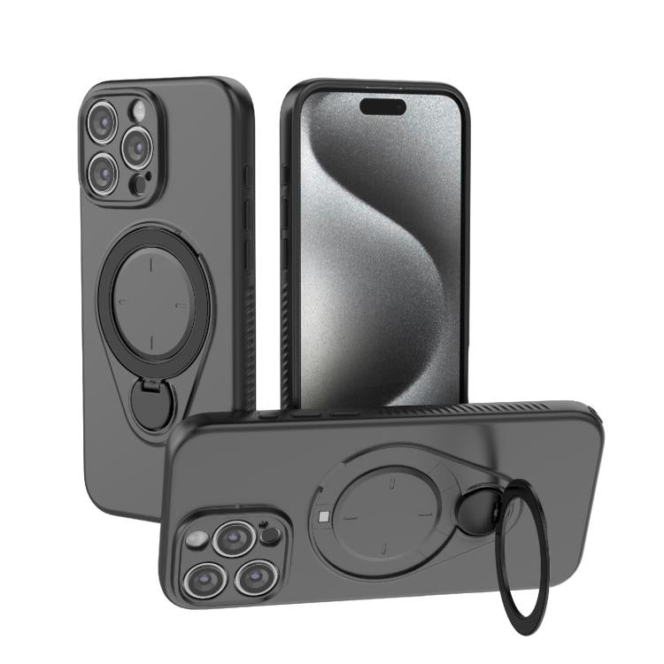 Custodia per telefono Ring Shield MagSafe in TPU con supporto girevole a 360 gradi, For iPhone 16 Pro Max, For iPhone 16 Pro, For iPhone 16 Plus, For iPhone 16