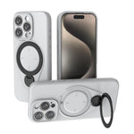 Custodia per telefono Ring Shield MagSafe in TPU con supporto girevole a 360 gradi, For iPhone 16 Pro Max, For iPhone 16 Pro, For iPhone 16 Plus, For iPhone 16