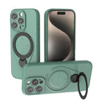 Custodia per telefono Ring Shield MagSafe in TPU con supporto girevole a 360 gradi, For iPhone 16 Pro Max, For iPhone 16 Pro, For iPhone 16 Plus, For iPhone 16