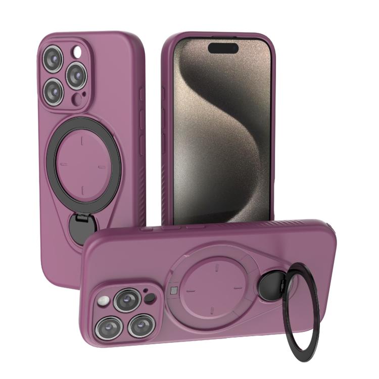 Custodia per telefono Ring Shield MagSafe in TPU con supporto girevole a 360 gradi, For iPhone 16 Pro Max, For iPhone 16 Pro, For iPhone 16 Plus, For iPhone 16