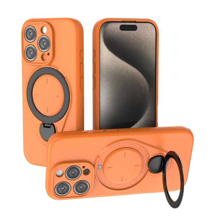 Custodia per telefono Ring Shield MagSafe in TPU con supporto girevole a 360 gradi, For iPhone 16 Pro Max, For iPhone 16 Pro, For iPhone 16 Plus, For iPhone 16