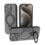 Custodia per telefono Ring Shield MagSafe in TPU con supporto girevole a 360 gradi, For iPhone 16 Pro Max, For iPhone 16 Pro, For iPhone 16 Plus, For iPhone 16