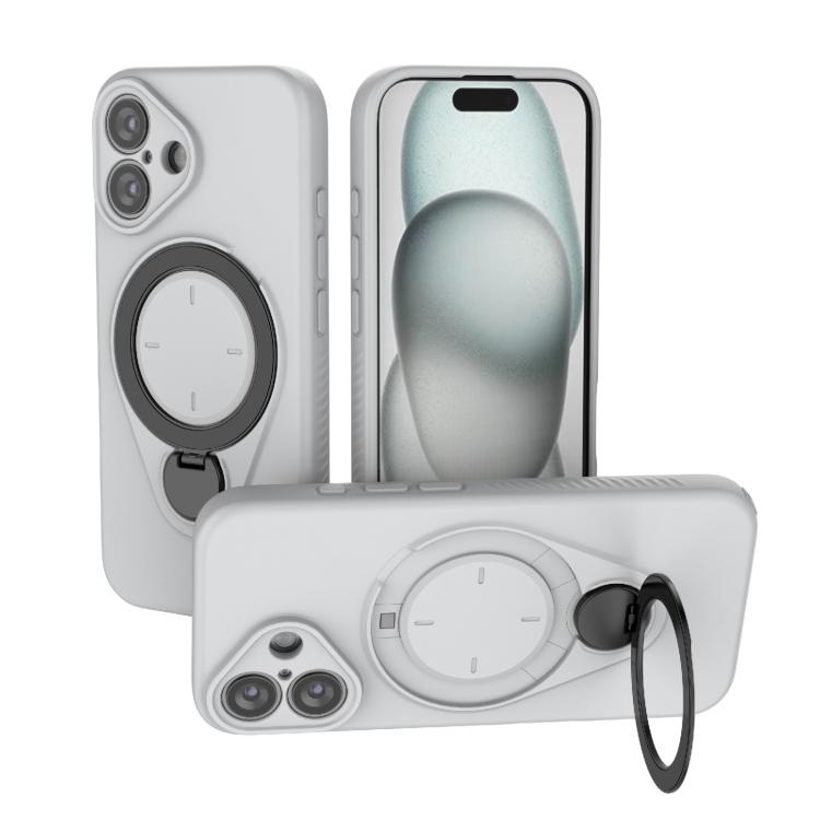 Custodia per telefono Ring Shield MagSafe in TPU con supporto girevole a 360 gradi, For iPhone 16 Pro Max, For iPhone 16 Pro, For iPhone 16 Plus, For iPhone 16