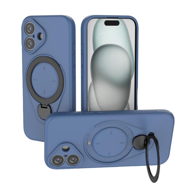 Custodia per telefono Ring Shield MagSafe in TPU con supporto girevole a 360 gradi, For iPhone 16 Pro Max, For iPhone 16 Pro, For iPhone 16 Plus, For iPhone 16