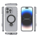 Custodia per telefono Ring Shield MagSafe in TPU con supporto girevole a 360 gradi, For iPhone 15 Pro Max, For iPhone 15 Pro, For iPhone 15, For iPhone 14 / 13