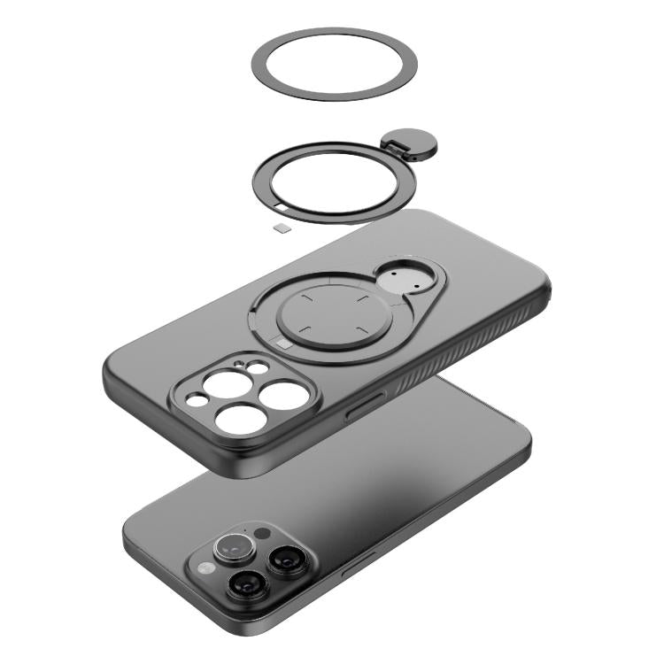 Custodia per telefono Ring Shield MagSafe in TPU con supporto girevole a 360 gradi, For iPhone 15 Pro Max, For iPhone 15 Pro, For iPhone 15, For iPhone 14 / 13