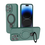 Custodia per telefono Ring Shield MagSafe in TPU con supporto girevole a 360 gradi, For iPhone 15 Pro Max, For iPhone 15 Pro, For iPhone 15, For iPhone 14 / 13