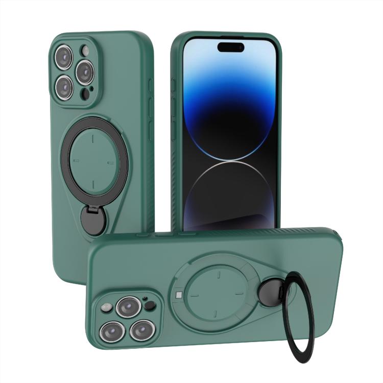 Custodia per telefono Ring Shield MagSafe in TPU con supporto girevole a 360 gradi, For iPhone 15 Pro Max, For iPhone 15 Pro, For iPhone 15, For iPhone 14 / 13