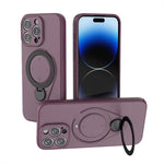 Custodia per telefono Ring Shield MagSafe in TPU con supporto girevole a 360 gradi, For iPhone 15 Pro Max, For iPhone 15 Pro, For iPhone 15, For iPhone 14 / 13