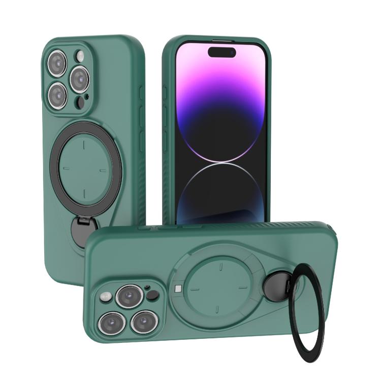 Custodia per telefono Ring Shield MagSafe in TPU con supporto girevole a 360 gradi, For iPhone 15 Pro Max, For iPhone 15 Pro, For iPhone 15, For iPhone 14 / 13