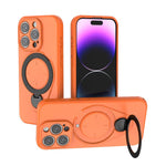 Custodia per telefono Ring Shield MagSafe in TPU con supporto girevole a 360 gradi, For iPhone 15 Pro Max, For iPhone 15 Pro, For iPhone 15, For iPhone 14 / 13
