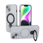Custodia per telefono Ring Shield MagSafe in TPU con supporto girevole a 360 gradi, For iPhone 15 Pro Max, For iPhone 15 Pro, For iPhone 15, For iPhone 14 / 13
