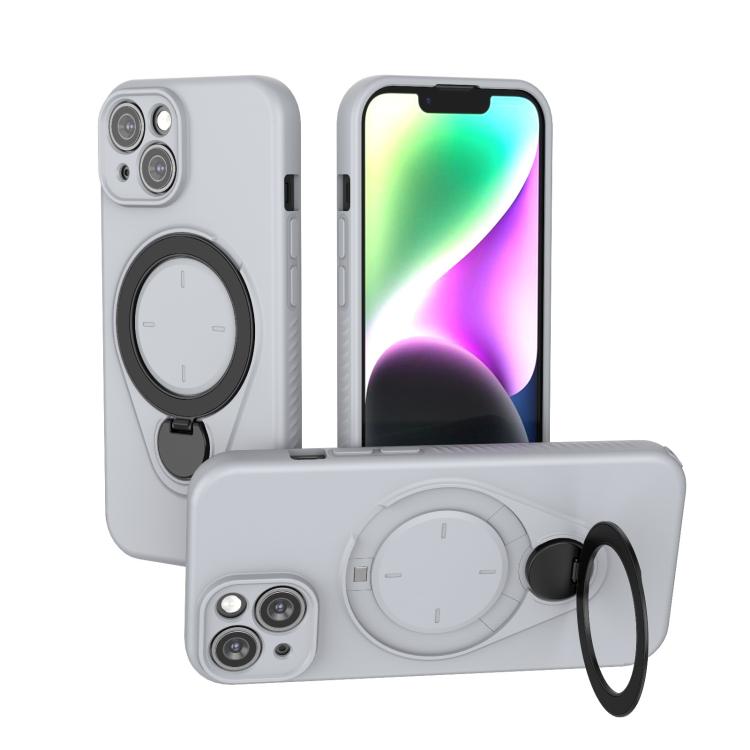 Custodia per telefono Ring Shield MagSafe in TPU con supporto girevole a 360 gradi, For iPhone 15 Pro Max, For iPhone 15 Pro, For iPhone 15, For iPhone 14 / 13