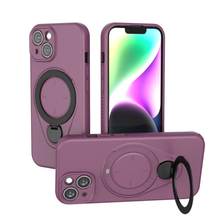Custodia per telefono Ring Shield MagSafe in TPU con supporto girevole a 360 gradi, For iPhone 15 Pro Max, For iPhone 15 Pro, For iPhone 15, For iPhone 14 / 13