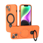 Custodia per telefono Ring Shield MagSafe in TPU con supporto girevole a 360 gradi, For iPhone 15 Pro Max, For iPhone 15 Pro, For iPhone 15, For iPhone 14 / 13