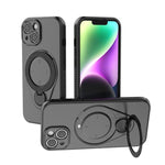 Custodia per telefono Ring Shield MagSafe in TPU con supporto girevole a 360 gradi, For iPhone 15 Pro Max, For iPhone 15 Pro, For iPhone 15, For iPhone 14 / 13