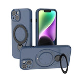 Custodia per telefono Ring Shield MagSafe in TPU con supporto girevole a 360 gradi, For iPhone 15 Pro Max, For iPhone 15 Pro, For iPhone 15, For iPhone 14 / 13